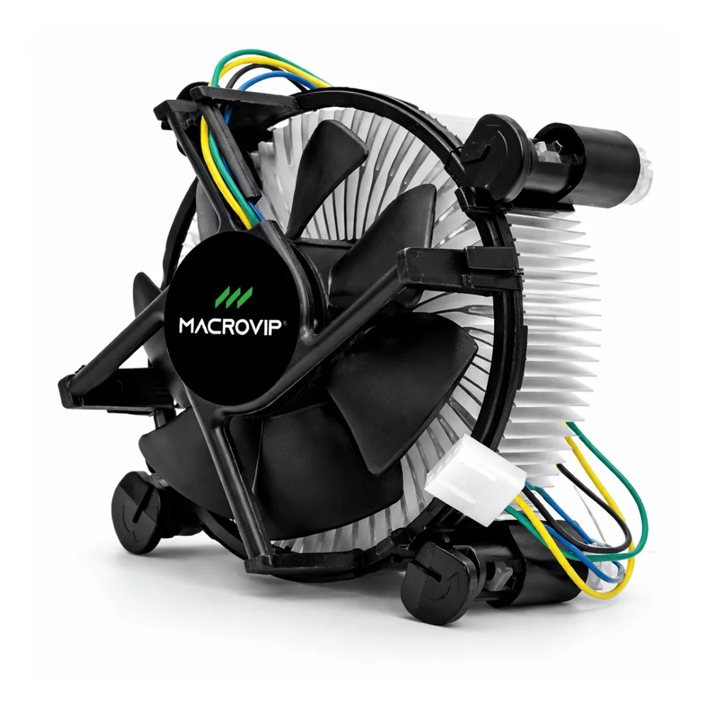 Cooler Intel Mv-cpc1para Processador LGA  1155 / 1150 / 1151 / i3 / i5 4 Pinos 2500rpm - Preto 6