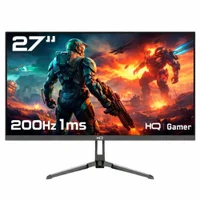 Monitor Gamer Hq Ultra 27” Ips 200hz, 1ms, Full Hd, Freesync, HDMI + Displayport, Frameless... 2