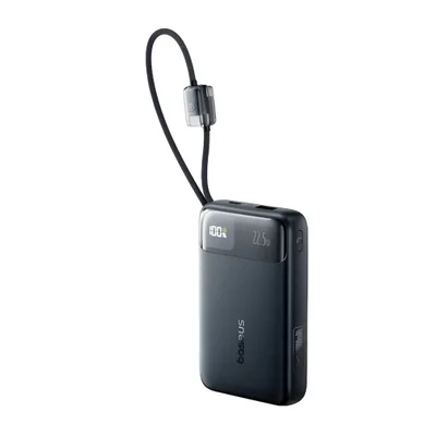 Cargador Portatil Powerbank Baseus Enerfill Fc11 22.5w 20.000mah, 1 Cabo Usb-c, 1 Cabo Lightning