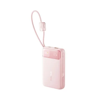 Cargador Portatil Powerbank Baseus Enerfill Fc11 22.5w 20.000mah 1 Cabo Usb-c 1 Cabo Lightning Rosa