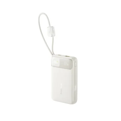 Cargador Portatil Powerbank Baseus Enerfill Fc11 22.5w 20.000mah 1 Cabo Usb-c 1 Cabo Lightning Bege