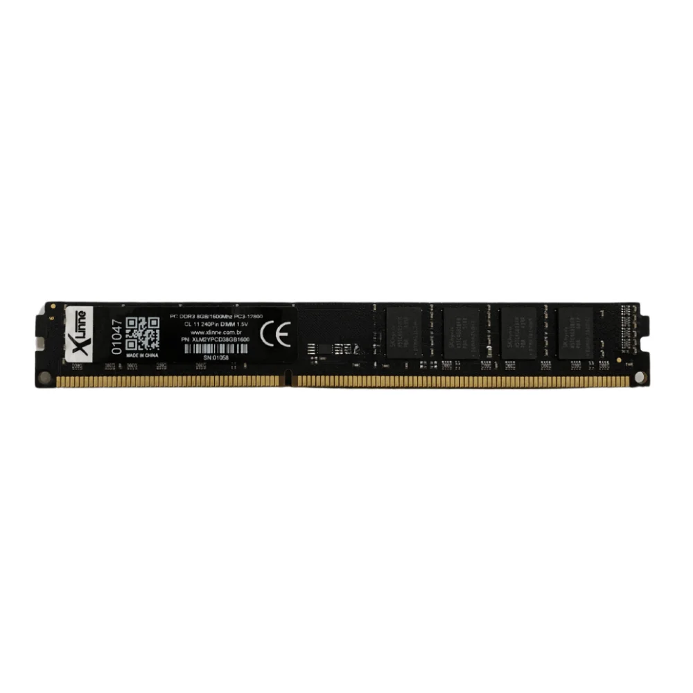Memória Ram Ddr3 8GB 1600mhz Cl11 1.5v 240pin Oem Xlinne