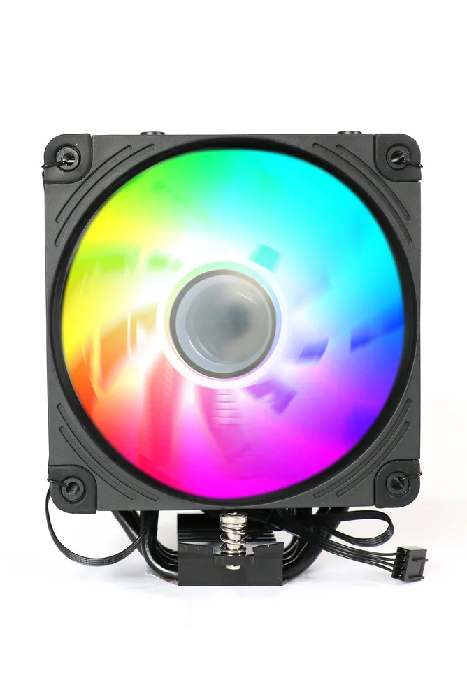 Air Cooler Cpu Oracyn Preto RGB 6 Heatpipes 230w Gamer 6