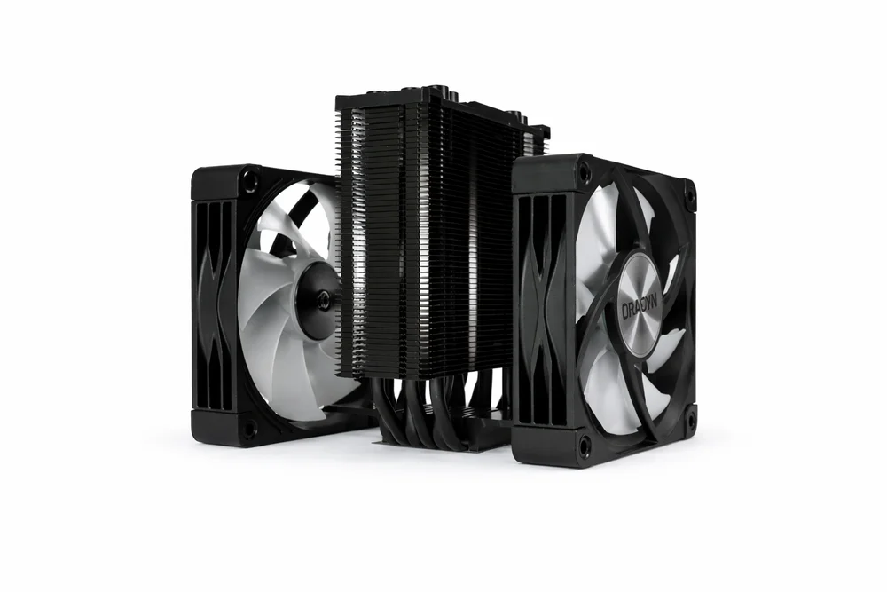 Air Cooler Cpu Oracyn Preto RGB 6 Heatpipes 230w Gamer 7
