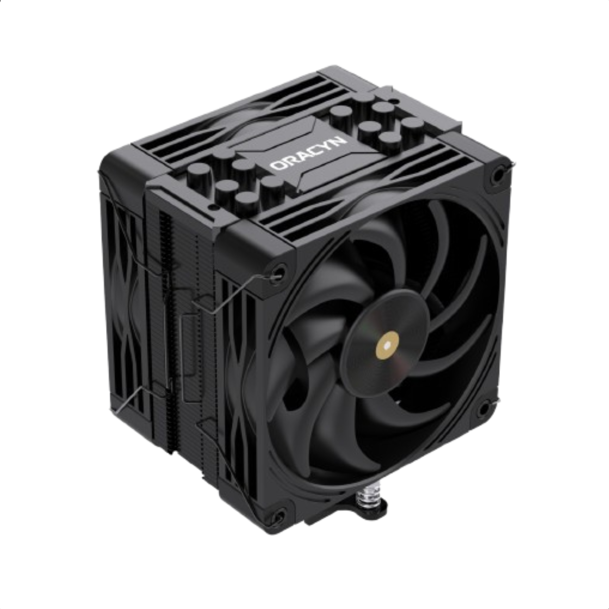 Air Cooler Cpu Oracyn Preto 6 Heatpipes 230w 120mm Stealth