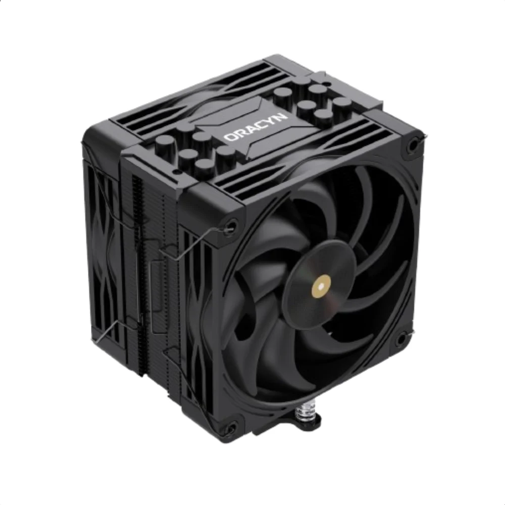 Air Cooler Cpu Oracyn Preto 6 Heatpipes 230w 120mm Stealth 4