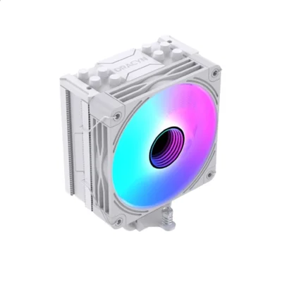 Cooler Processador Oracyn Branco RGB 4 Heatpipes 220w Gamer