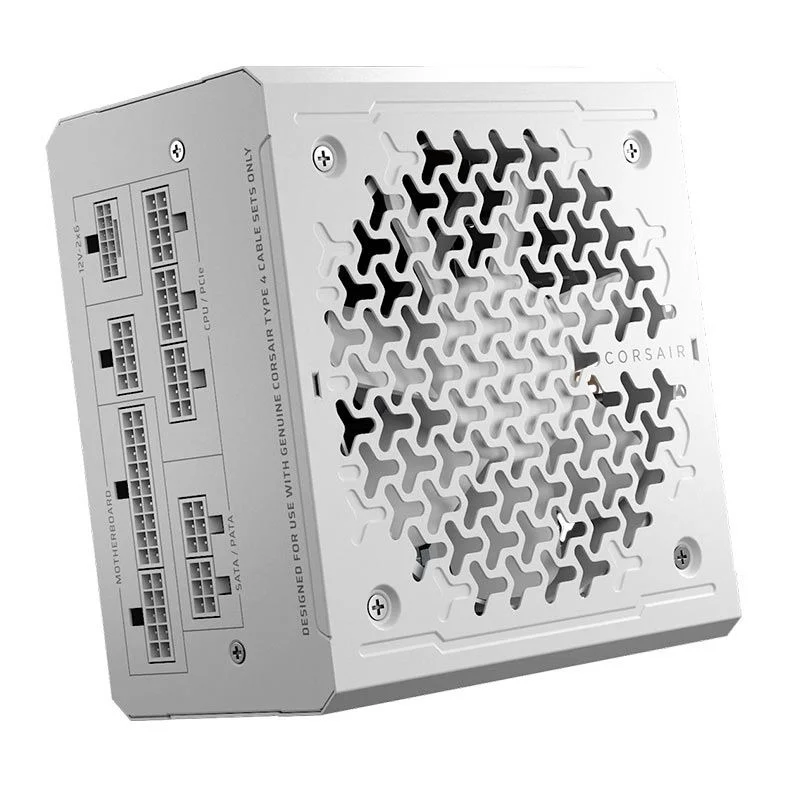 Fonte Atx 1000 W Corsair Rm1000e, Cp-9020294-br, 80 Plus Dourado, Modular, Pfc Ativo, Com Cabo, Com Caixa, Branca