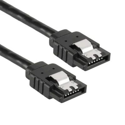 Cabo De Dados Para Hd Sata 3 E SSD 3.0 6gbps Preto