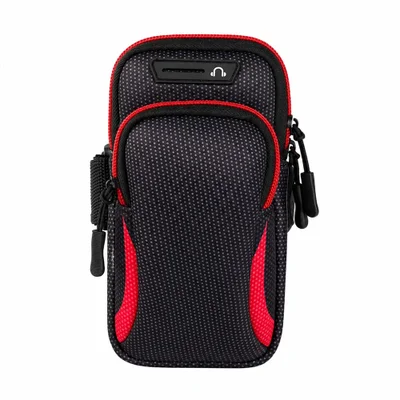 Braçadeira Suporte Braço Celular Treino Capa Esporte Vermelha