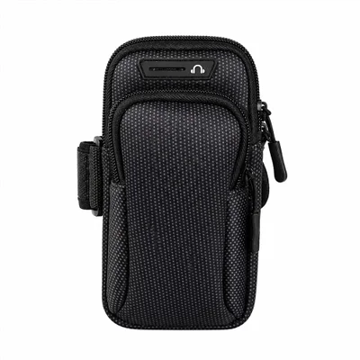 Suporte Porta Celular Braçadeira Corrida Caminhada Esportiva Cor:preto