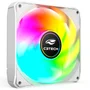 Cooler Fan RGB C3tech F9-l180whm, 120mm, 1200 Rpm, 9 Lâminas, Molex 4 Pinos, Silencioso - Branco 3