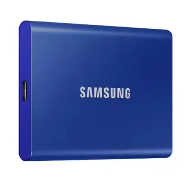 Disco Sólido Externo Samsung Portable SSD T7 Mu-pc2t0h 2TB Azul Ou Preto