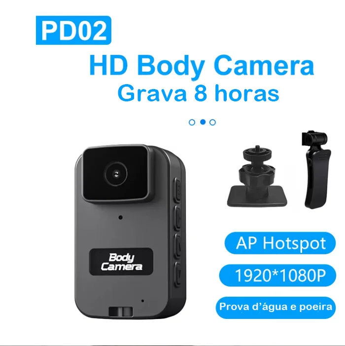 Câmera De Vídeo Full Hd Prova Dágua C/suporte  e wifi