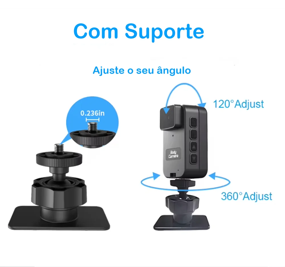 Câmera De Vídeo Full Hd Prova Dágua C/suporte  e wifi