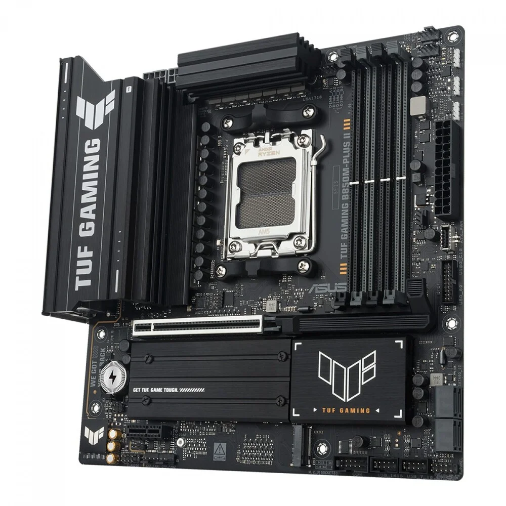 Placa Mãe Asus Tuf Gaming B850m-plus Ii Ddr5 Am5 Matx M.2 HDMI Display Port Usb Tipo C 90mb1mt0-m0eay0 8