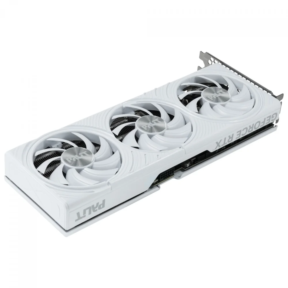 Placa De Vídeo Palit Geforce RTX 5070 White Oc, 12gb, Dlss4, Gddr7, 192-bit, PCie 5.0, Ne75070u19k9-gb2050w 5