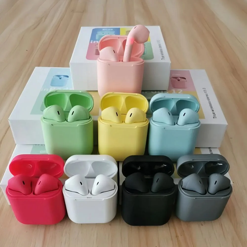 Imagem 3 de 4 do produto Fone De Ouvido Bluetooth Sem Fio Inpods 12 Simple Azul Escuro V5.0