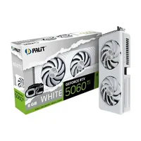 Placa De Video Palit Geforce RTX 5060 Ti White Oc 8GB Gddr7 128 Bits - Ne7506tu19p1-gb2062m