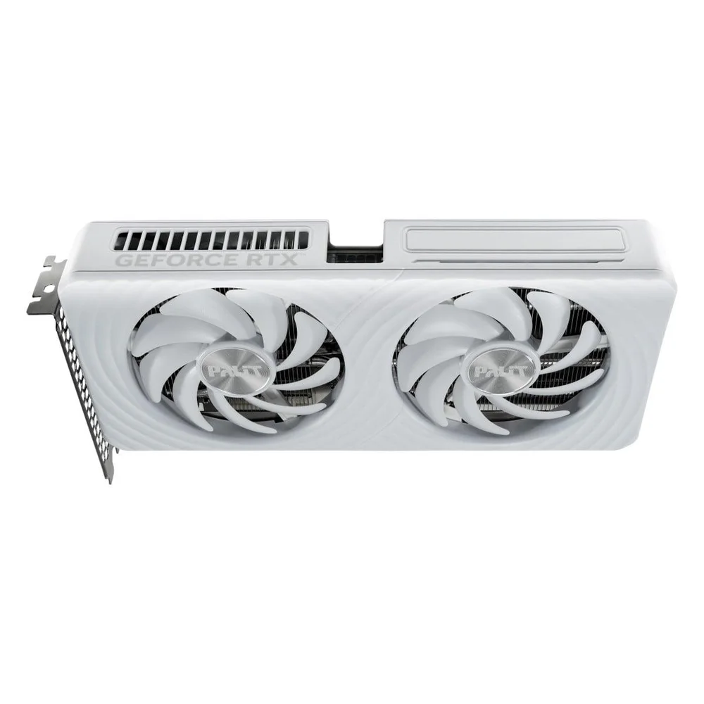 Imagem 4 de 5 do produto Placa De Video Palit Nvidia Geforce RTX 5060 White Oc, 8GB, Gddr7, Dlss, Ray Tracing, Ne75060u19p1-gb2063m