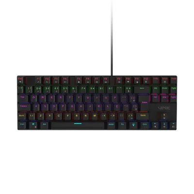 Teclado Mecânico 75% Vinik Anihi Tkl - Switch Blue - LED Rainbow  Anihi75bl