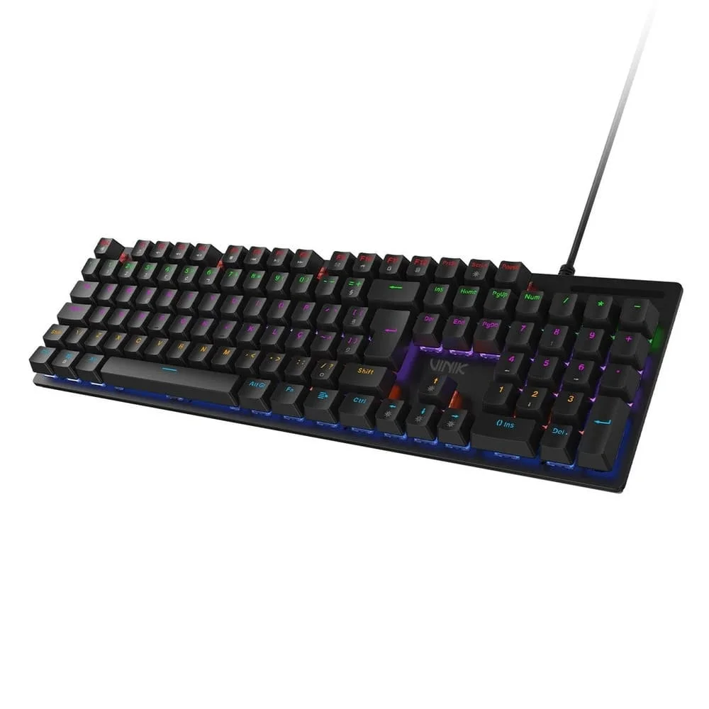 Imagem 3 de 5 do produto Teclado Mecânico 100% Vinik Anihi Full - Switch Red - LED Rainbow Anihi100rd