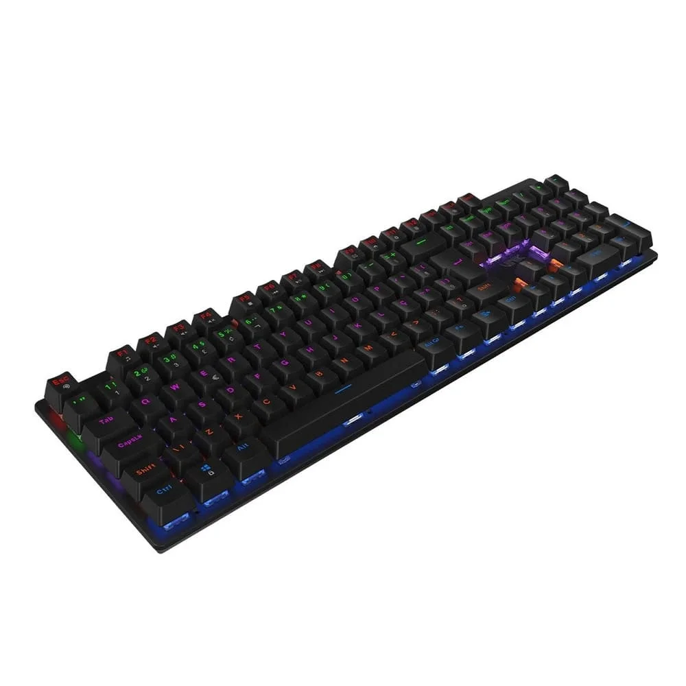 Imagem 2 de 5 do produto Teclado Mecânico 100% Vinik Anihi Full - Switch Blue - LED Rainbow Anihi100bl