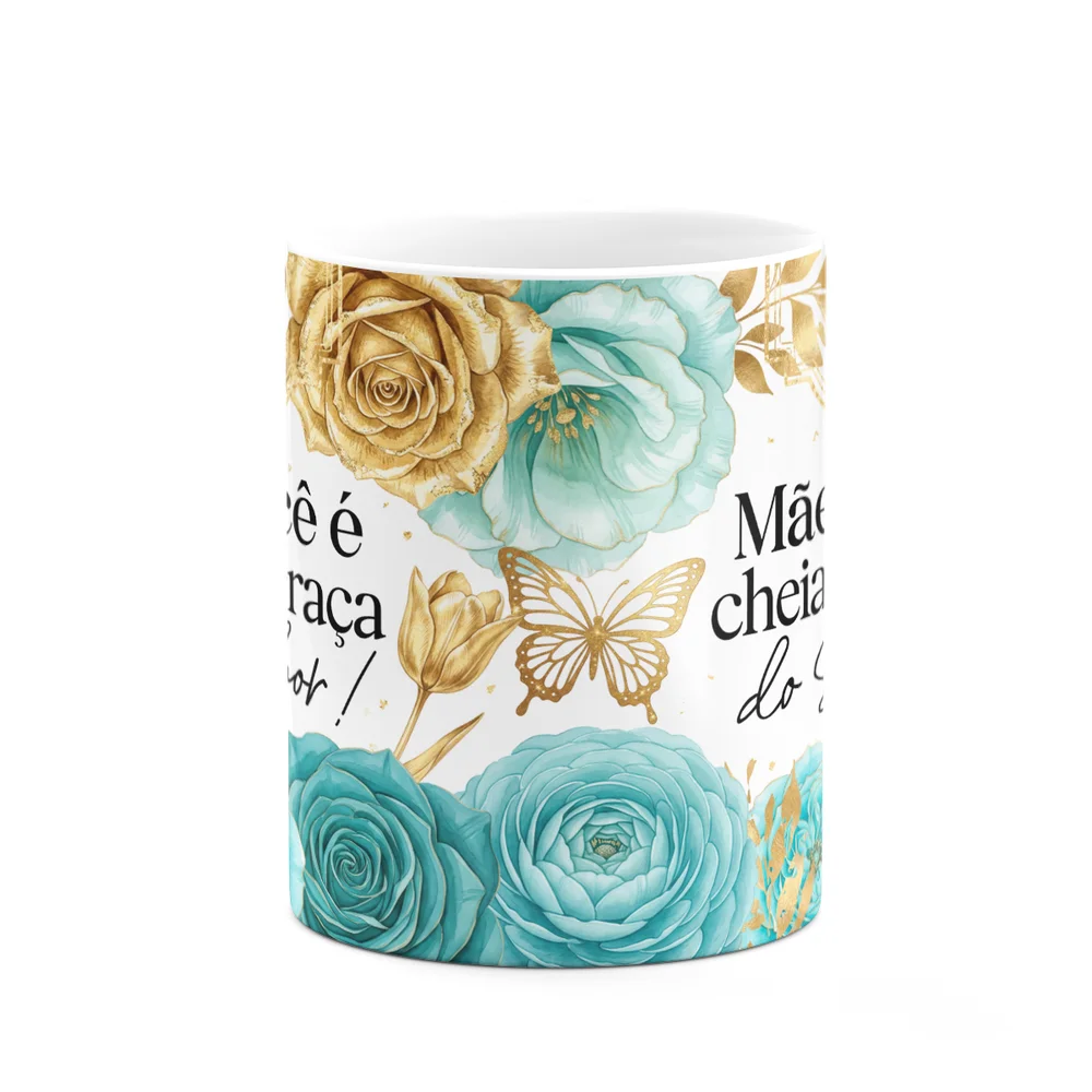 Imagem 3 de 5 do produto Caneca Dia Das Mães - Você É Cheia Da Graça - 325ml