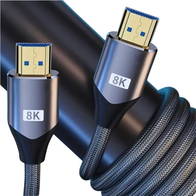 Cabo HDMI 2.1 8k Blindado 1,5 Metros Alta Qualidade