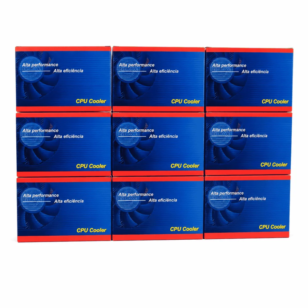 Cooler Cpu Amd Processador Evercool Nk805a 80mm Silencioso Alumínio 7