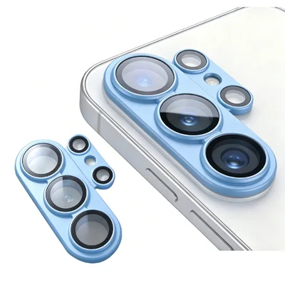 Película De Câmera Compatível Com Samsung Ar Metal Lente Vidro Cor:azul;tamanho:s26 Ultra