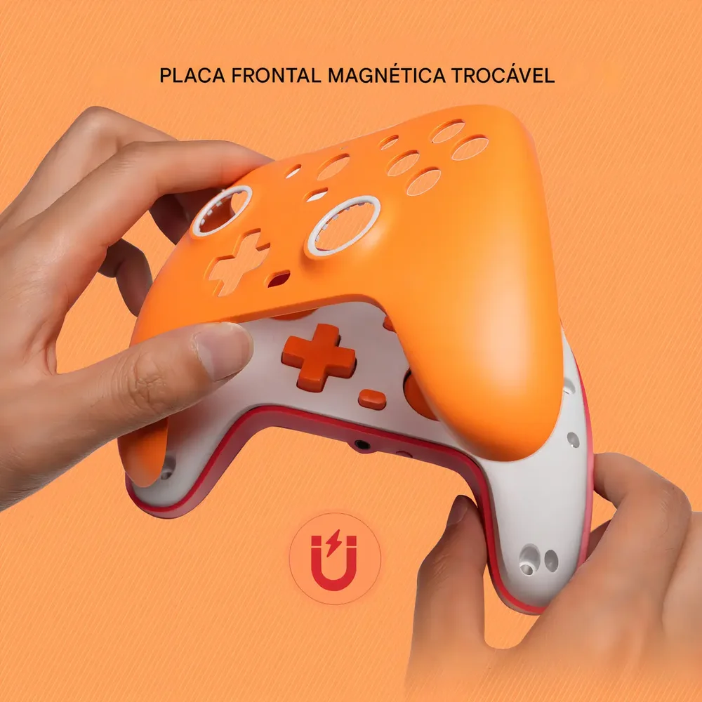 Imagem 2 de 5 do produto Controle Gamesir G7 Se Com Fio Para XBOX Series X|s, XBOX One E PC – Hall Effect – Laranja