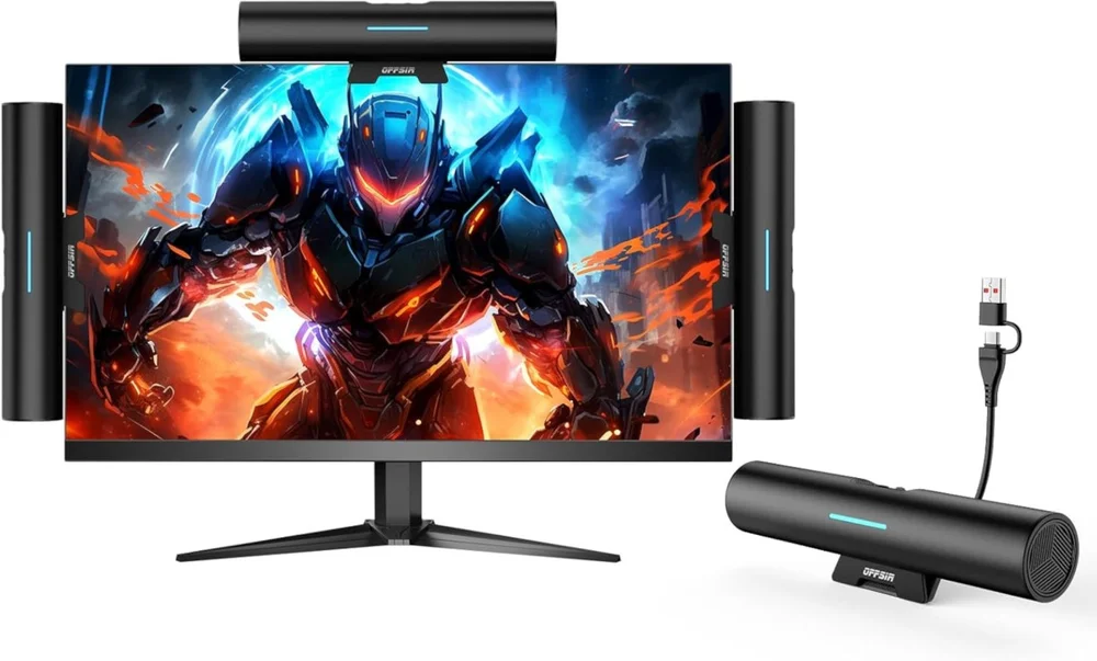 Imagem 4 de 5 do produto Caixa De Som Para PC Soundbar Kpbm Ka538 – Som Potente, Compacto E Moderno