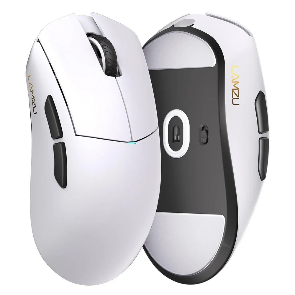 Imagem 5 de 5 do produto Mouse Gamer Lamzu Paro, 8k, Wireless, Usb, 26000 Dpi, Paw3395, 5 Botões, Branco