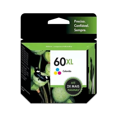 Cartucho 60xl Color Cc644wb Deskjet Photosmart Vencido