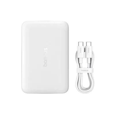 Cargador Portatil Powerbank Baseus Enerfill Fm11 22.5w 10.000mah Magsafe Magnético Branco