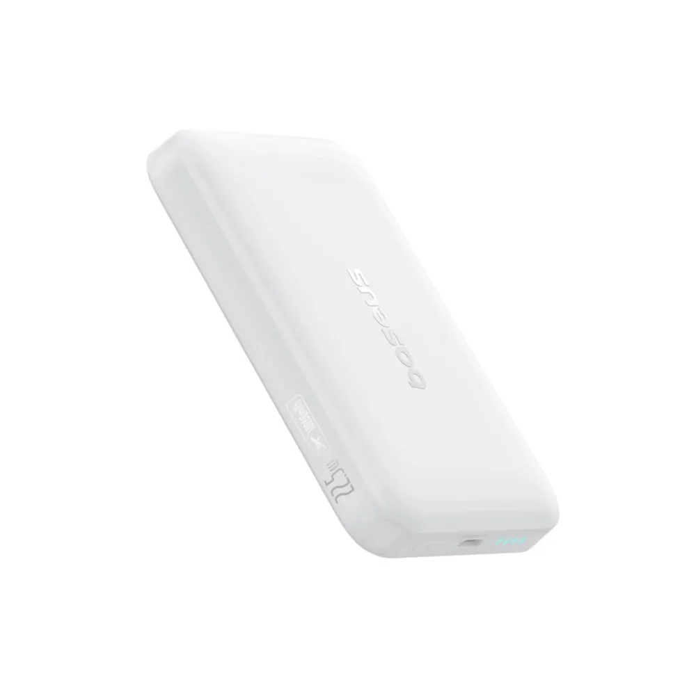 Imagem 4 de 5 do produto Cargador Portatil Powerbank Baseus Enerfill Fm11 22.5w 10.000mah Magsafe Magnético Branco