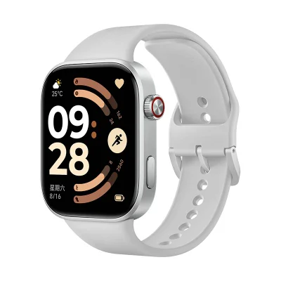 Relógio Smartwatch Redmi Watch 6 Gps Integrado 5 Satélites AmoLED 2.07" Liga De Alumínio 5 Cor:prata
