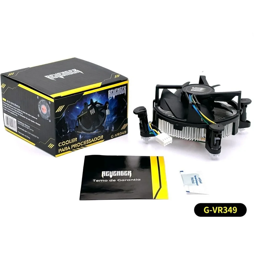 Cooler Para Processador Intel LGA  4 Pinos 2300rpm Bronze G-vr349 5