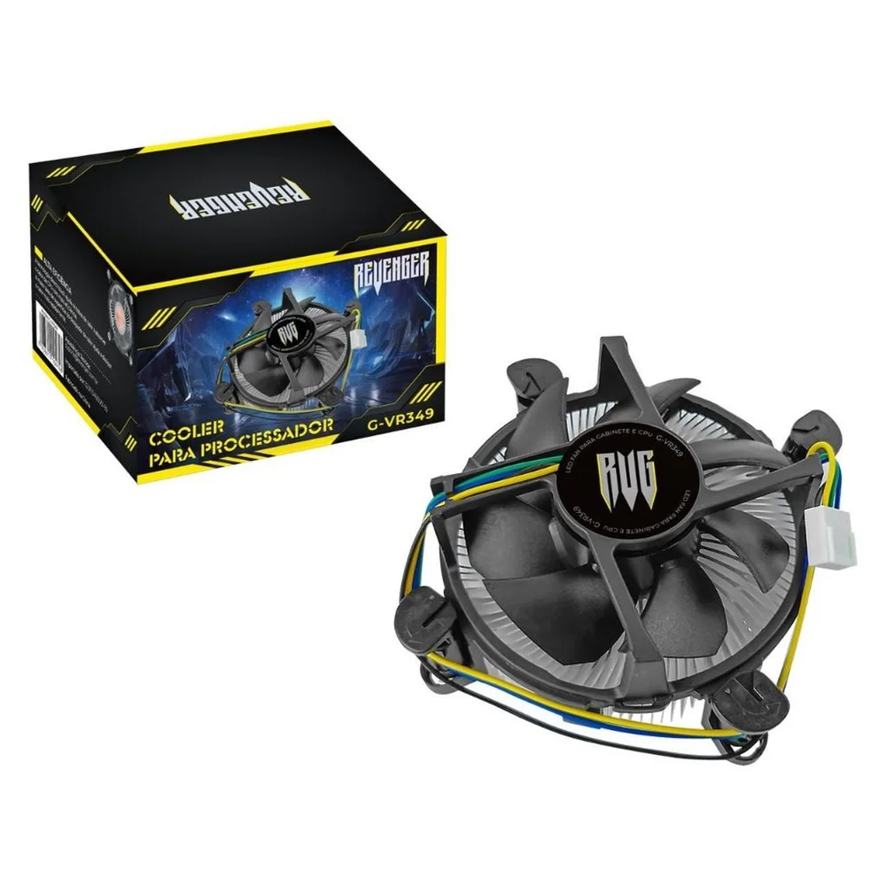 Cooler Para Processador Intel LGA  4 Pinos 2300rpm Bronze G-vr349 8