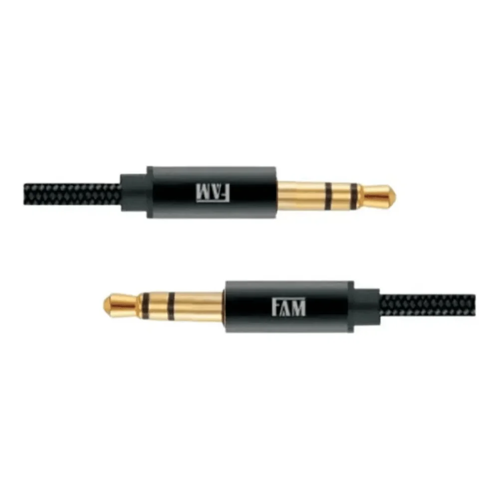 Imagem 3 de 4 do produto Cabo De Audio P2 3.5mm 1.2m Fam Fca-p21