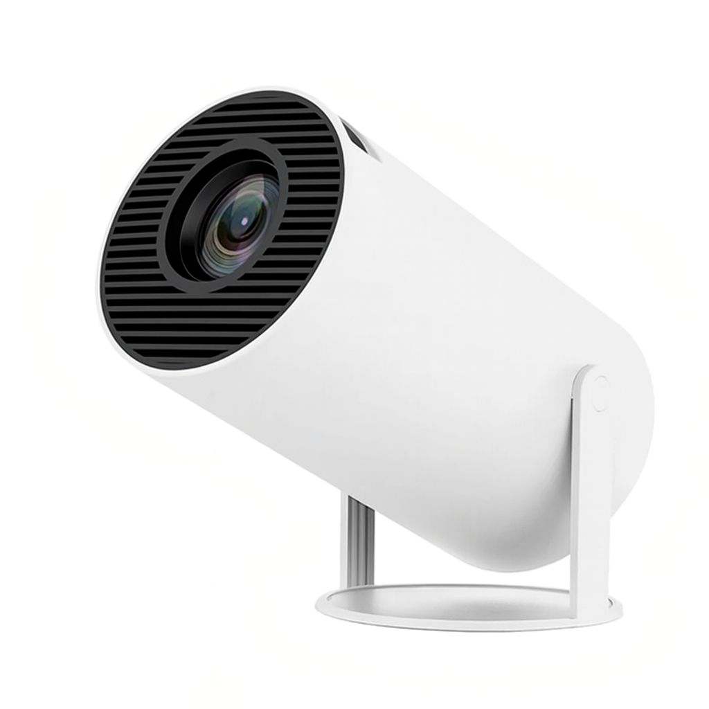 Projetor Ultra Hd Tela 4k Smart Portátil Hy300 Branco