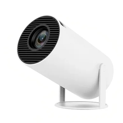 Projetor Ultra Hd Tela 4k Smart Portátil Hy300 Branco