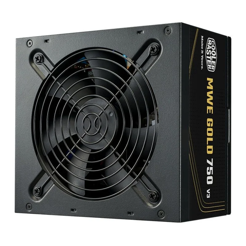 Imagem 3 de 5 do produto Fonte Cooler Master Mwe Gold 750 V3, 750w, Atx 3.1, 80 Plus Gold, Preto - Mpe-7506-acag-bar