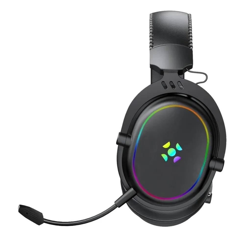Imagem 3 de 5 do produto Headset Gamer Fortrek Win Air, Wireless/bluetooth/cabo P3, Drivers De 50mm, Microfone Removível, Preto
