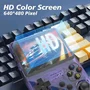 Console Retro R36s Portátil Roxo Vídeo Game Tela Ips 3.5 64gb Mais De 10.000 Emula Vários Jogo