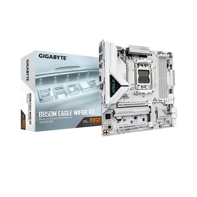 Placa Mãe Gigabyte B850M Eagle Wifi6e Ice, Am5, Ddr5, Wi-fi 6, Atx, 9mb85ml6e-00-g11