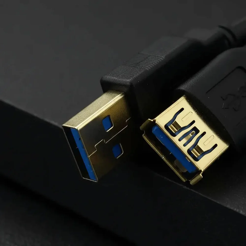 Imagem 2 de 5 do produto Cabo Extensão Usb 3.0 Mxf Wincabos 5 Gbps Ouro De 3 Metros