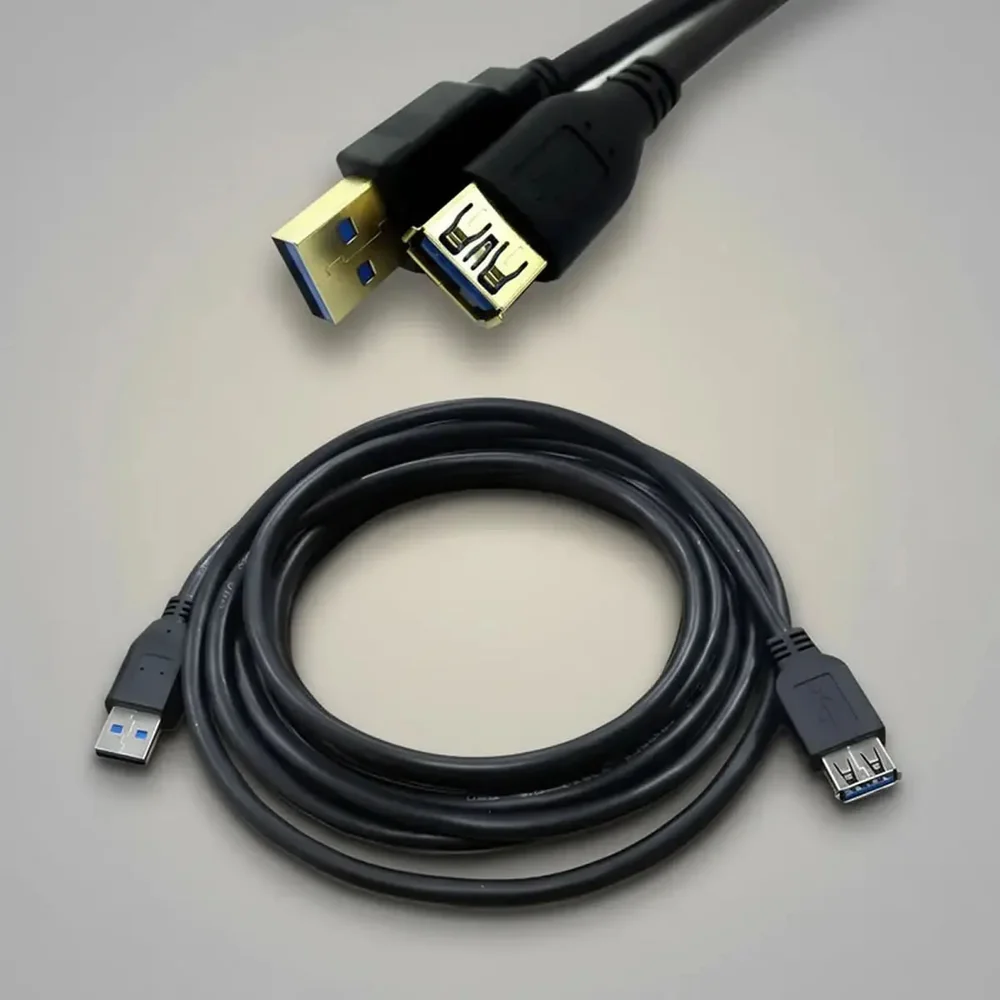 Imagem 3 de 5 do produto Cabo Extensão Usb 3.0 Mxf Wincabos 5 Gbps Ouro De 3 Metros