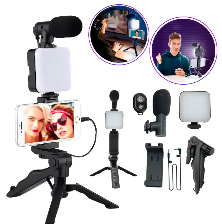 Imagem 4 de 4 do produto Kit Para Gravação Making Criação De Vídeos Controle Remoto